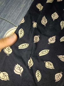 Stylish Leaf Print Palazzo Pants