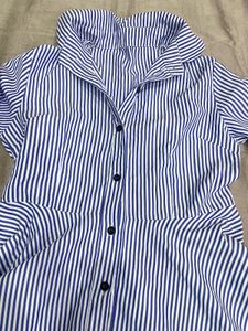 Chic Striped Shirt Dress