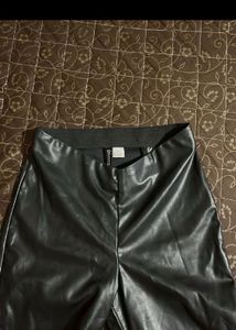 Faux Leather Flare Pants