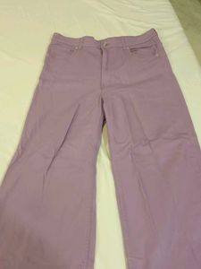 H&M Lavender Wide Leg Pants