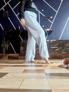 Flared Blue Pants