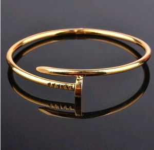 Gold-Toned Nail Bangle