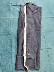 Men's Casual Button-Down Nevy Blue Shirt