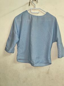 Cute Striped Top with Patches