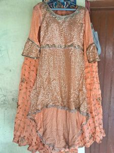 lehanga heavy flared set