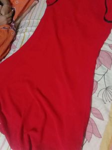 Red Colour New Umbrella Cut Frock,Kurti For Women