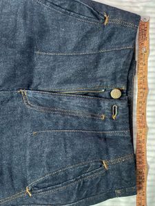 ZARA High-Waist Straight Leg Jeans