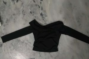 Black Off-Shoulder Top