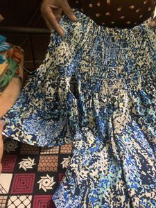 Boho Smocked Off-Shoulder Top
