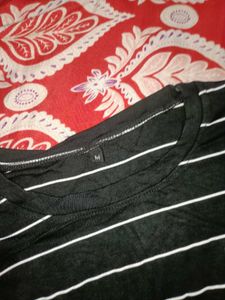 Striped Twist Front T-Shirt