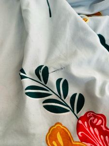 Beautiful Floral double Bedsheet Set