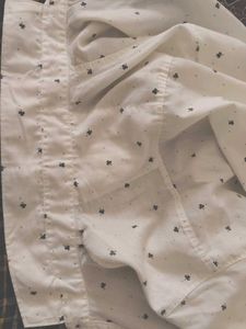 Stylish White Shirt with Black Dots