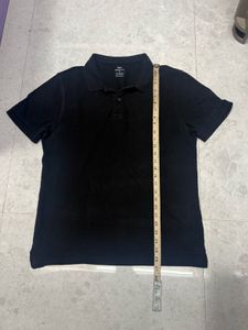 Mark&amp;Spencer Black Polo T Shirt