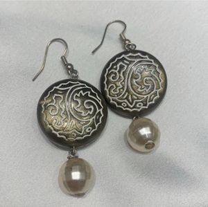Boho Pearl Drop Earrings