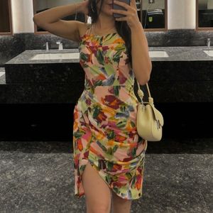 Floral Print Midi Dress🩷🩷