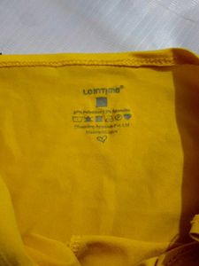 Vibrant Yellow Thong Underwear