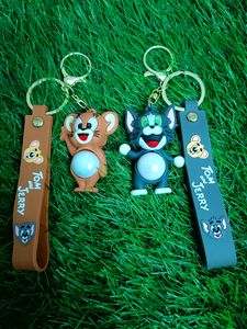 Tom N Jerry Keychains Set