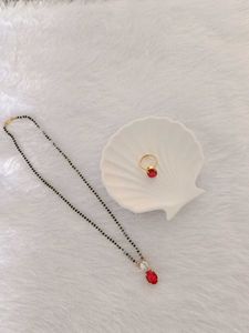 Elegant Mangalsutra & Ring Set