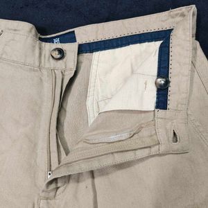 Classic Beige Pure Linen Shorts