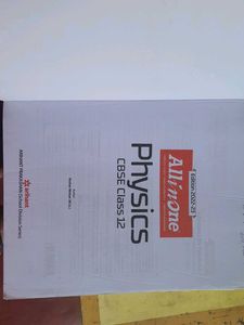 ALL IN ONE CLASS 12TH PHYSICS AND CHEMISTRY