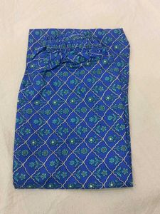 Blue Floral Print Kurta