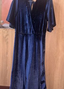 Blue velvet Jump suit