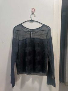 Kazo Sheer Black Top