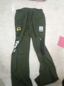 Men's Stylish Olive Green Track Pants