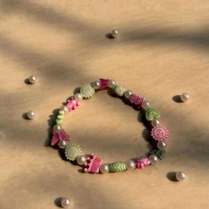 Customizable Cute Beaded Charm Bracelet