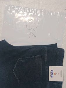 Stylish Dark Blue Denim Jeans