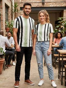 Striped Casual T-Shirts for Him & Her