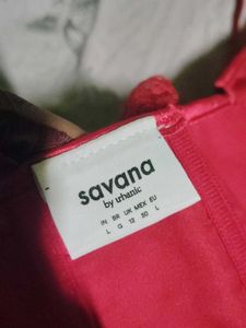 Savana Red Lace Corset Top