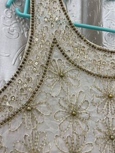 y2k Embellished Beaded Floral Blouse