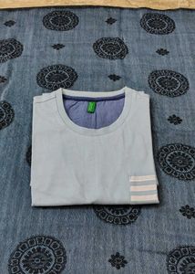 Light Blue Pocket Tee