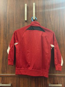 Men's Red &amp; Black Zip-Up Jacket