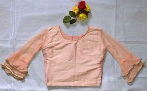 Peach Embroidered Blouse Set✨🍥