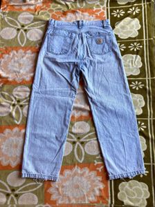 Carhartt original Light Wash Wide Leg Jeans