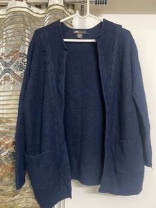 Cozy Navy Blue Cardigan