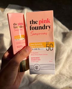 The Pink Foundry Vitamin C &amp; Sunscreen Set