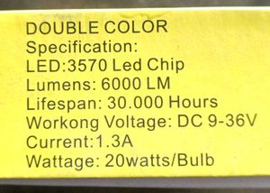Owl Shape LED Driving Light – High Power Fog Ligh