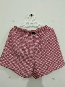 Pintresty Red Gingham Shorts