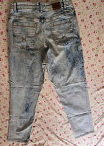 Light Wash Acid Jean