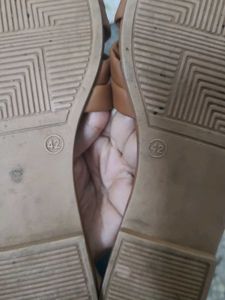 Stylish Brown Crossover Flat Sandals