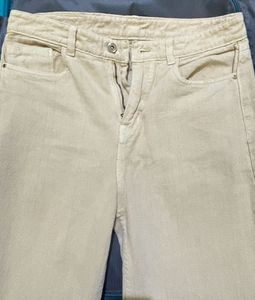 beige colour jeans