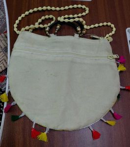Handcrafted Embroidered Circle Bag