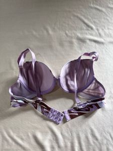 Stylish Bra with Marble Print
