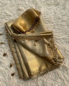 New Without Tag- Banarasi Tissue Silk Saree