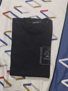 KAOUTS Black Graphic T-Shirt