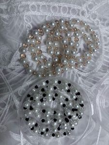 Pearl Beaded Bracelets Stack