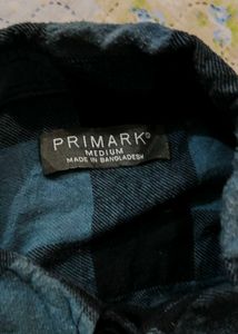 Blue &amp; Black Plaid Flannel Shirt